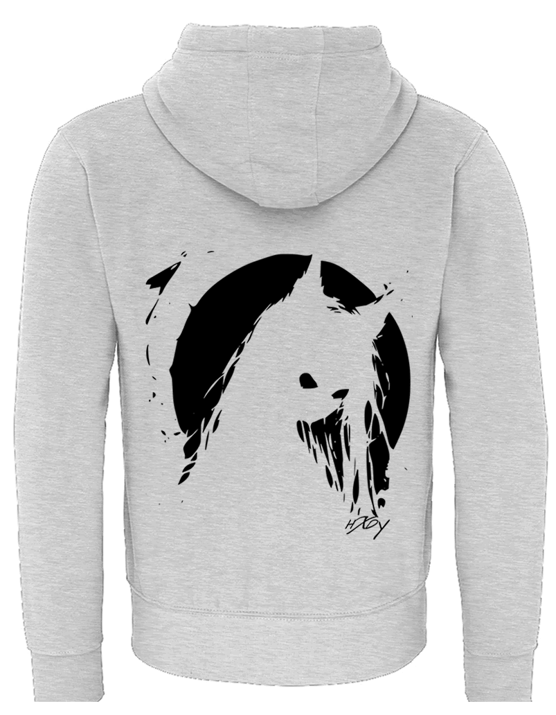 Howling Moon Zip Up Hoodie