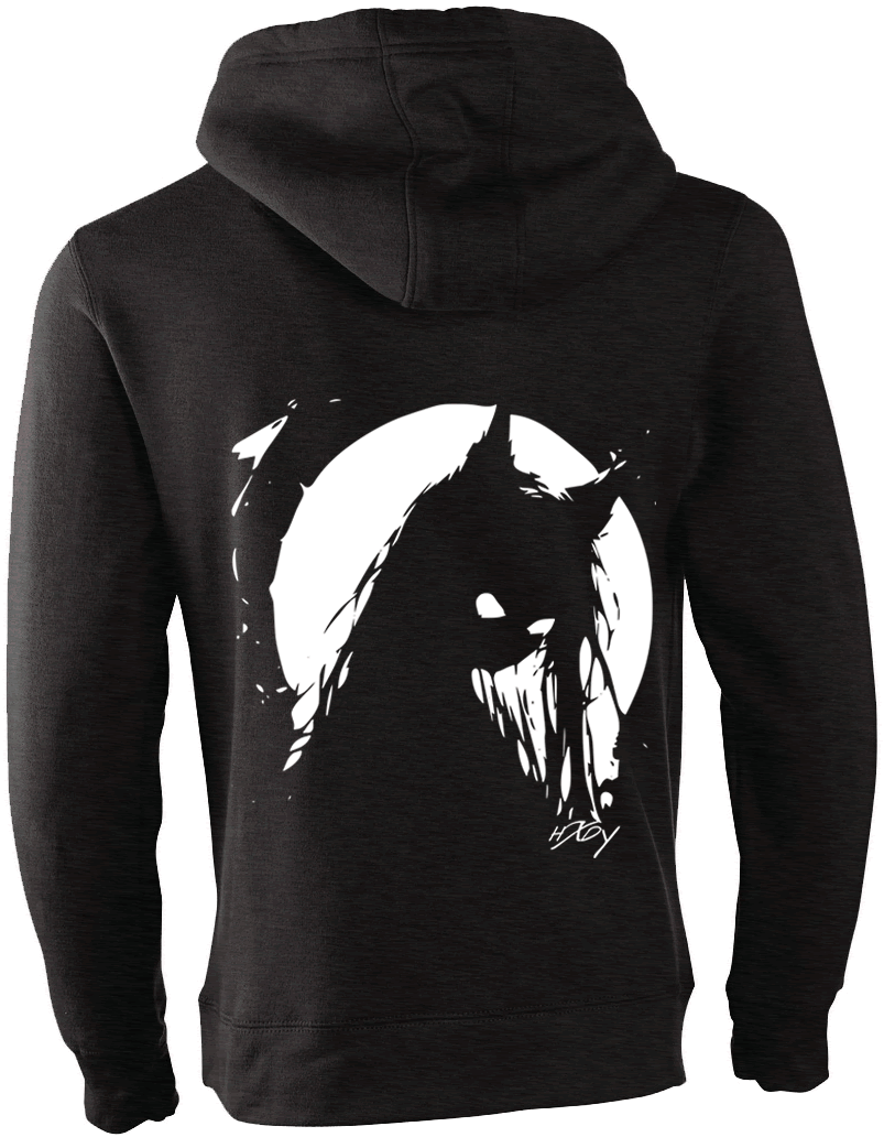 Howling Moon Zip Up Hoodie