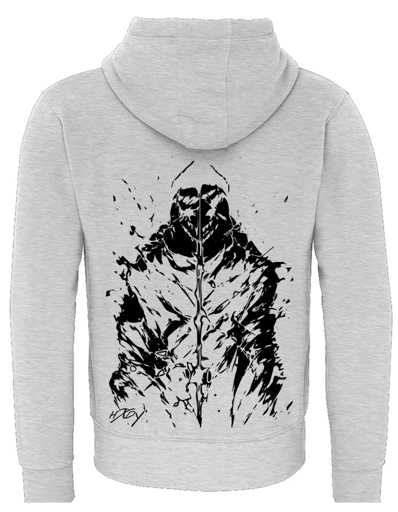 Fractured Zip Up Hoodie