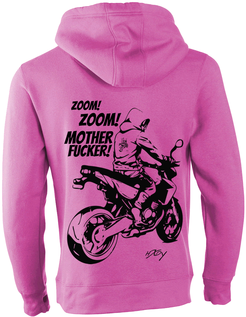 Ride Zoom Zoom Zip Up Hoodie